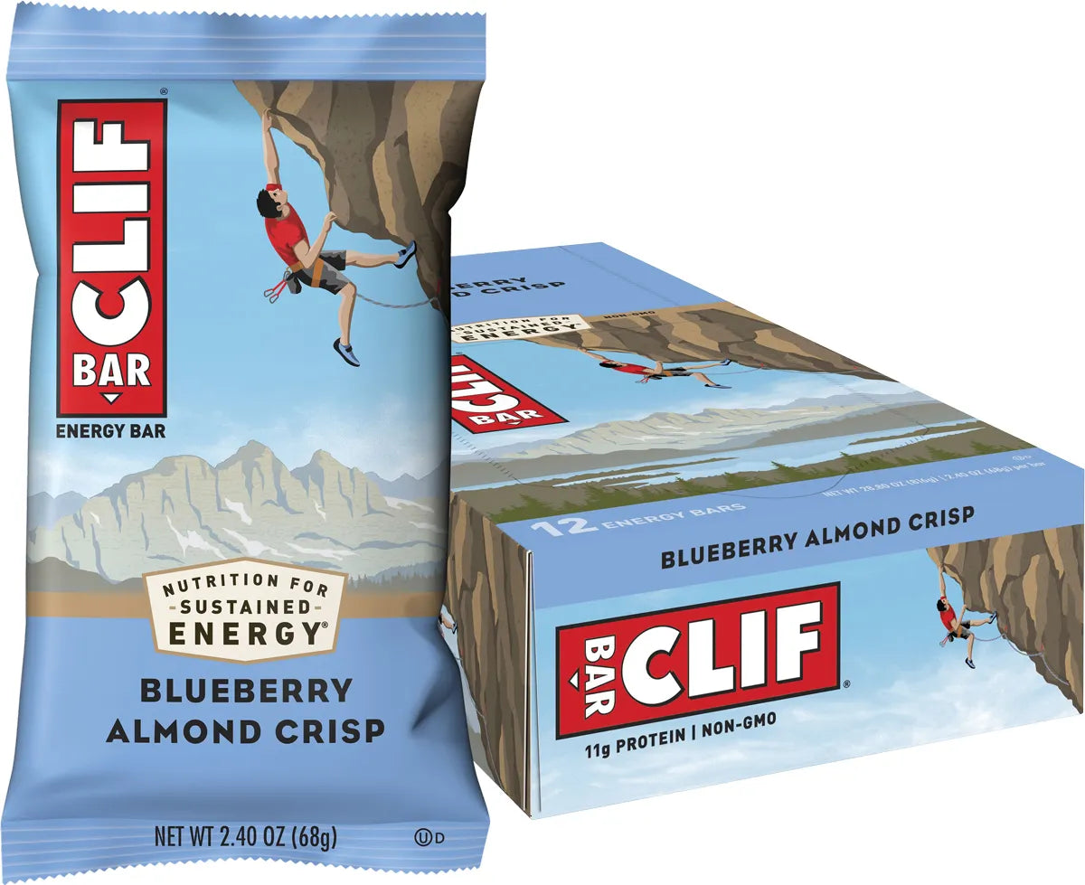 Clif Energy Bar Blueberry Almond Crisp 12x68g