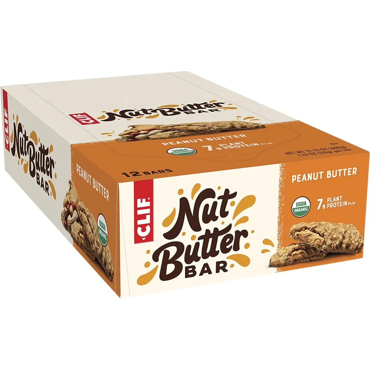 (CLEARANCE - 05/11/24) Clif Nut Butter Filled Bar Peanut Butter 12X50G