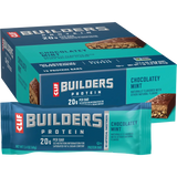 CLIF Builders Bar Chocolatey Mint 12x68g — pack and display view