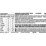 CLIF Bloks Energy Chews Margarita 150mg Sodium 18x60g — back of pack and product information