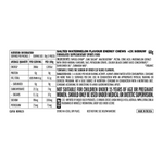 CLIF Bloks Energy Chews Salted Watermelon 100mg Sodium 18x60g — back of pack and product information