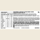 CLIF Bloks Energy Chews Sour Strwby Lemonade 25mg Caffeine 18x60g