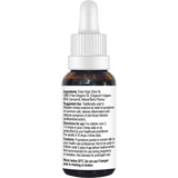 Cayenne Nature's Oil of Oregano Berry Flavour 30ml — back pack image (UHP)