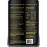 Power Super Foods Cacao Gold Powder Certified Organic  1kg — back of pack and product information
