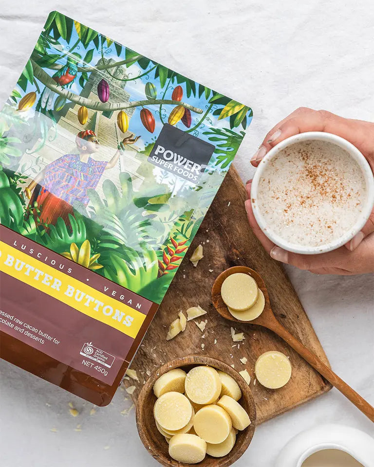 Power Super Foods Raw Organic Cacao Butter Chunks