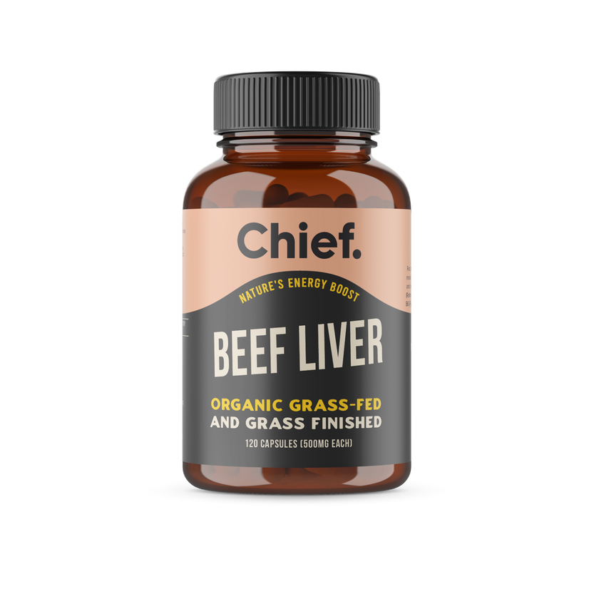Chief Collagen -Organic Beef Liver 120 Capsules