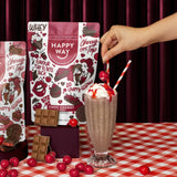 Happy Way Choc Cherry Whey Protein Powder lifestyle image
