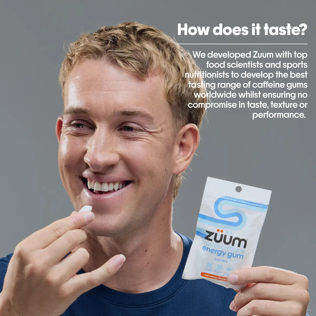 Zuum Energy Gum Cool Mint 16x10pcs lifestyle