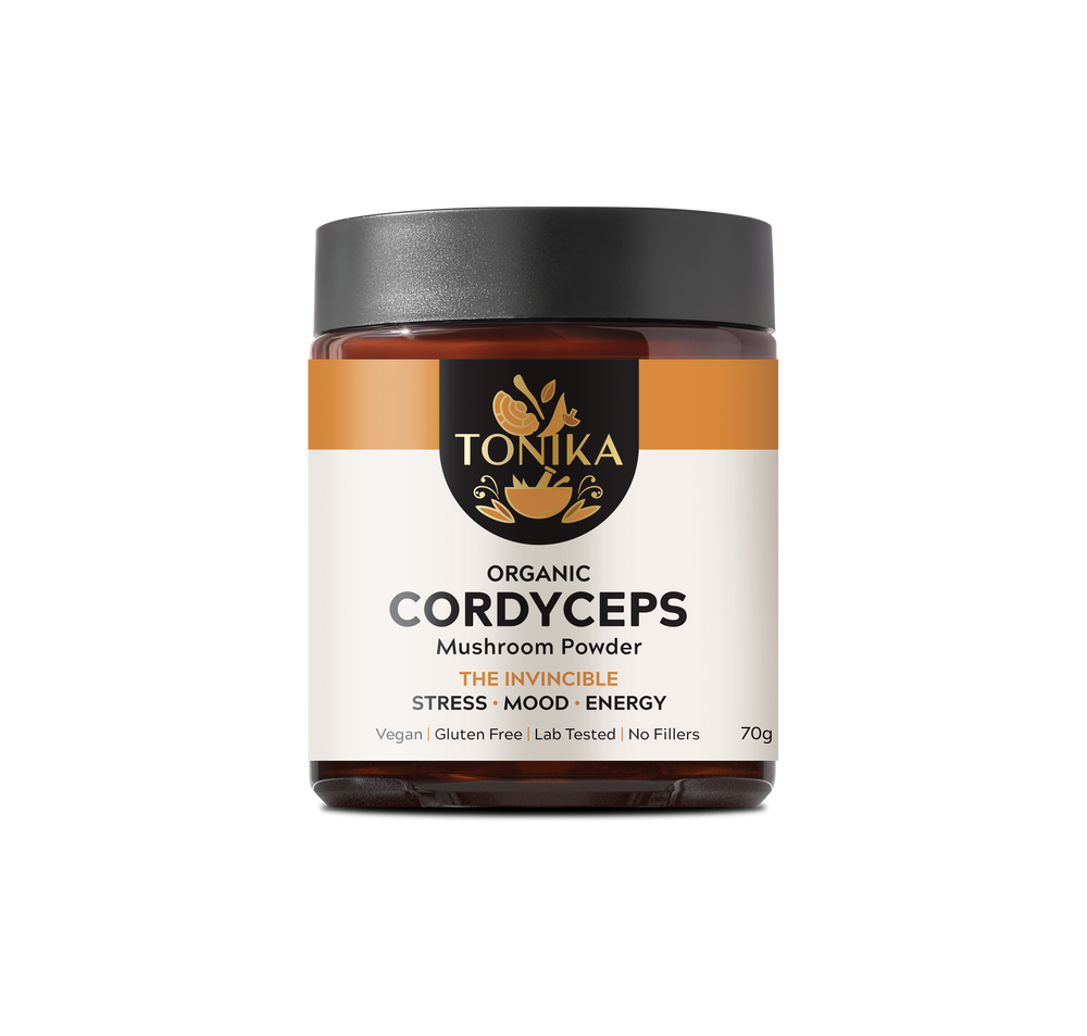 Tonika 100% Organic Mushroom Powder Cordyceps (The Invincible) 70g