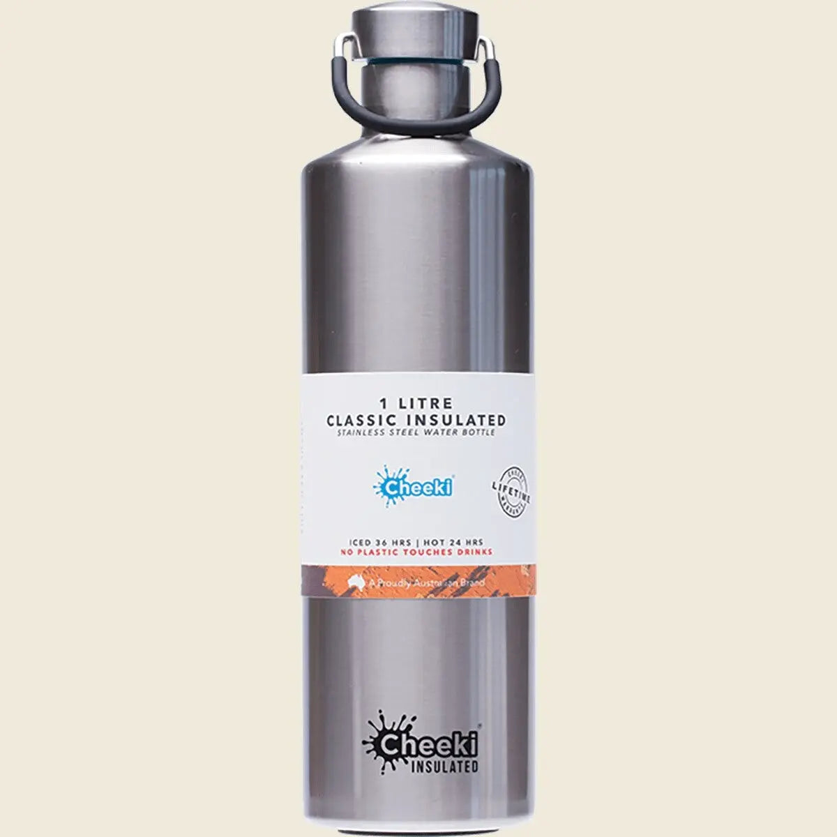 Cheeki Insulated Silver 1L, verified original supplier image