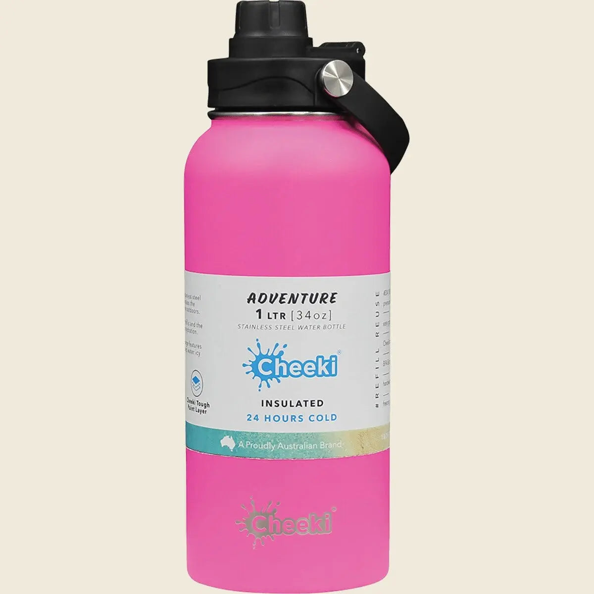 Cheeki Adventure Insulated Magenta 1L exact original UHP official product photo