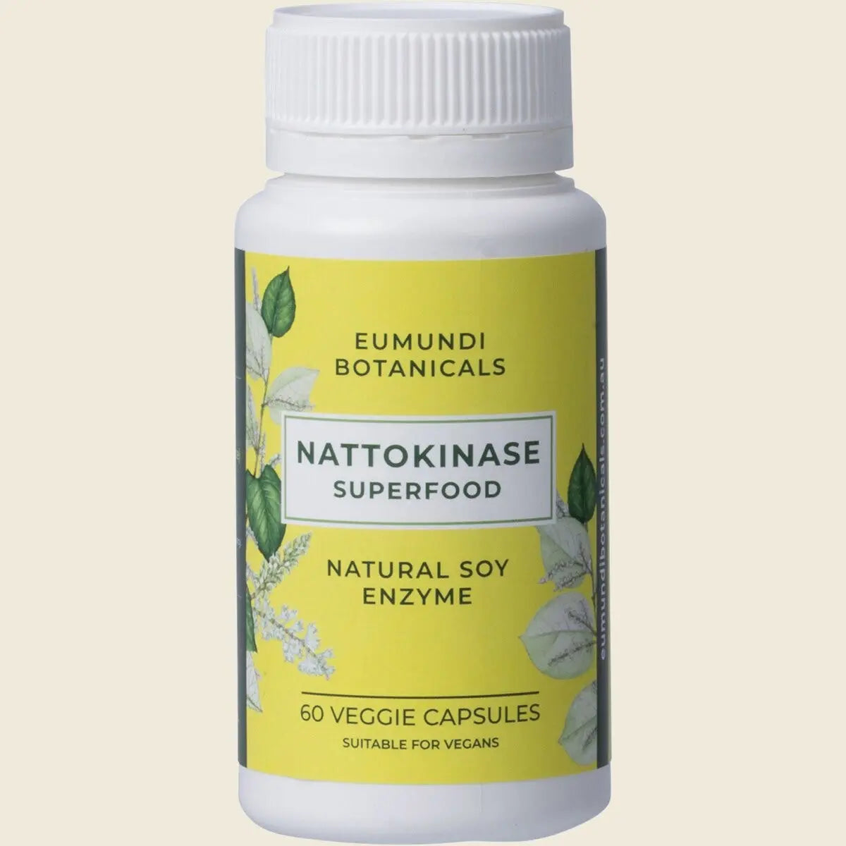 Eumundi Botanicals Nattokinase Natural Soy Enzyme 60 Caps official UHP retail product photograph
