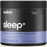 Switch Nutrition Sleep+ Magnesium 120 Caps official UHP retail product photograph