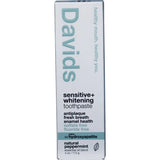Davids Toothpaste Sensitive + Whitening Peppermint