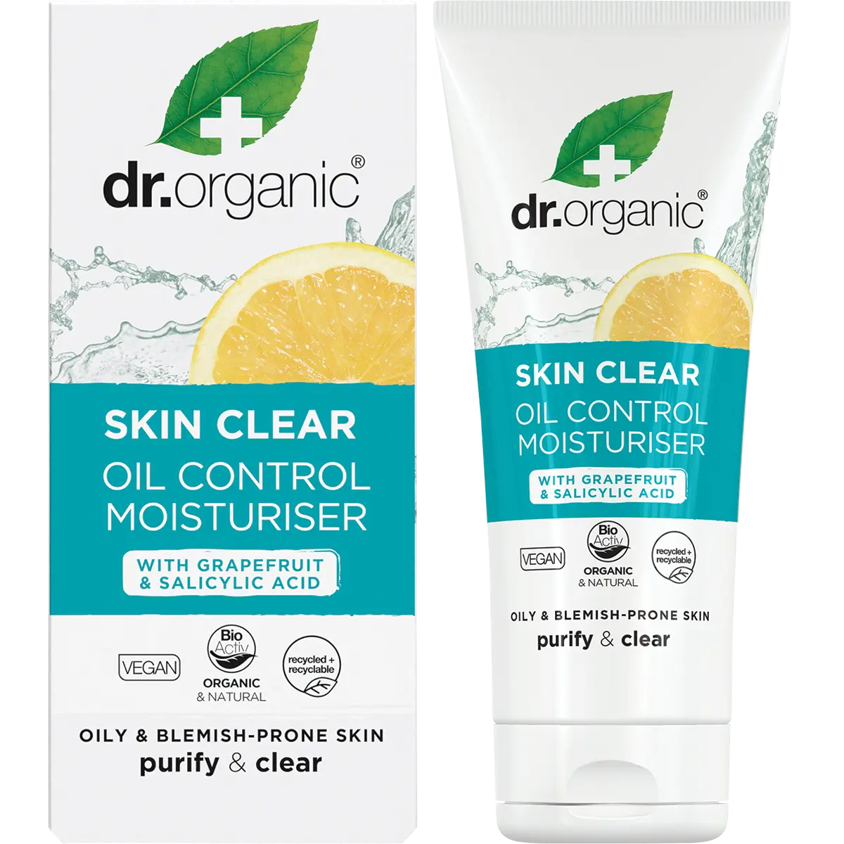 Dr. Organic Oil Control Moisturiser Skin Clear 50ml