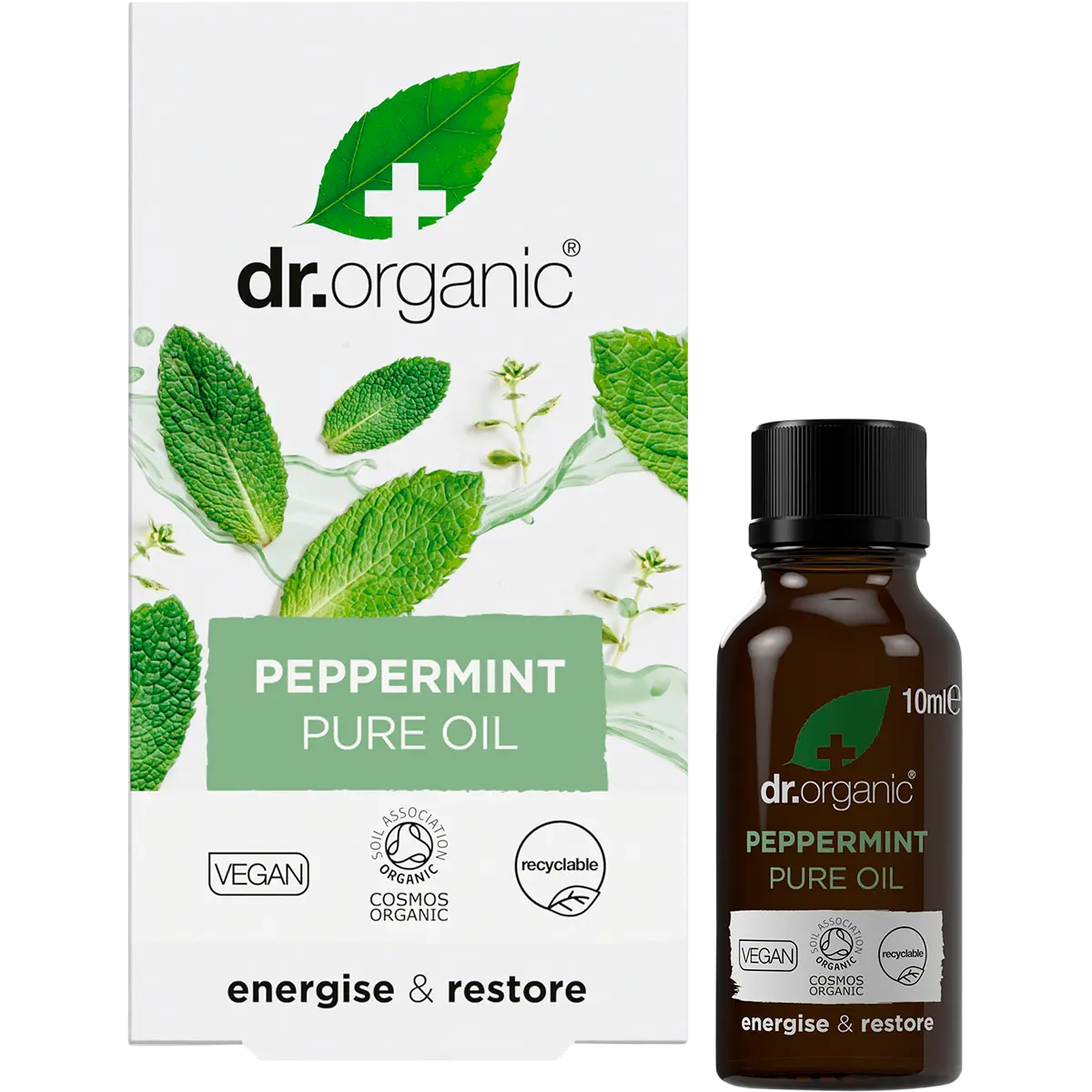Dr. Organic Peppermint Oil 100% Pure 10ml