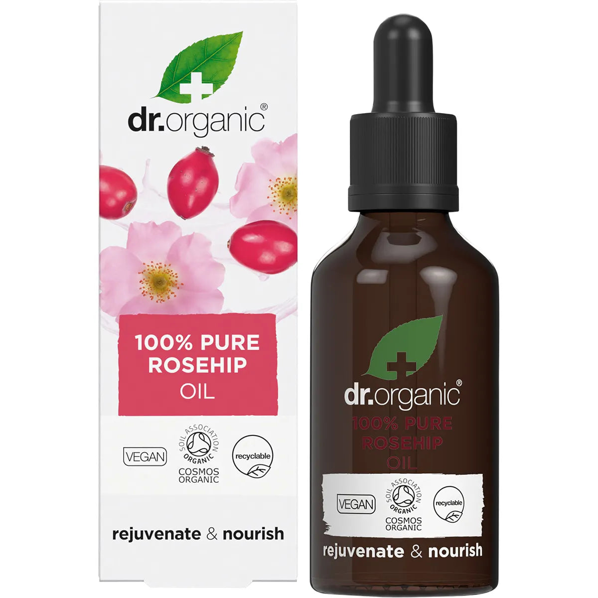 Dr. Organic Rosehip Oil 100% Pure 50ml