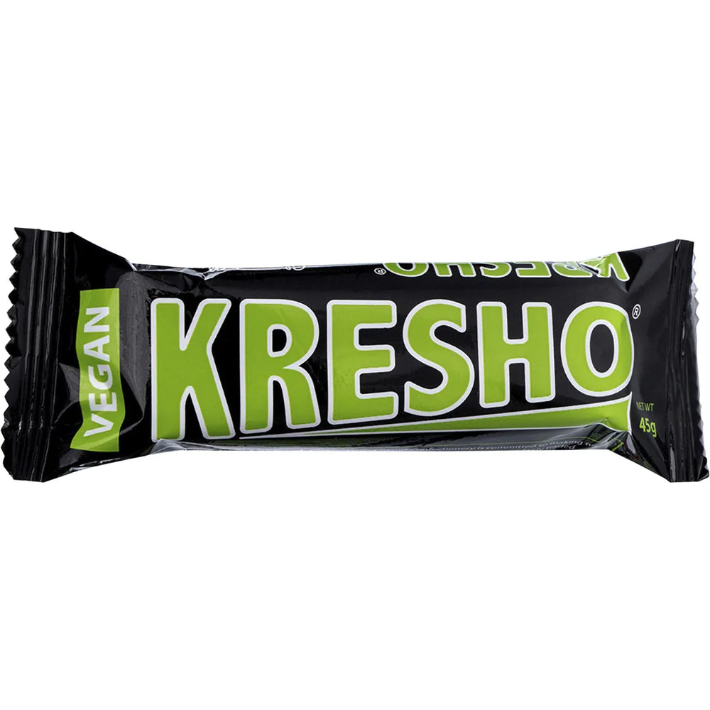 DESERT ISLAND CONFECTIONERY Kresho Bar Chocolate Covered Almond Nougat 24x45g