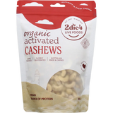 2DIE4 LIVE FOODS Organic Activated Cashews 300g — front pack image (UHP)