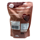 2die4 Live Foods Organic Activated Buckies Cacao Clusters 400g — back pack image (UHP)