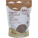 2DIE4 LIVE FOODS Organic Activated Pecans Vegan 300g — front pack image (UHP)