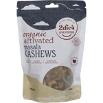 2DIE4 LIVE FOODS Organic Activated Masala Cashews 300g — front pack image (UHP)