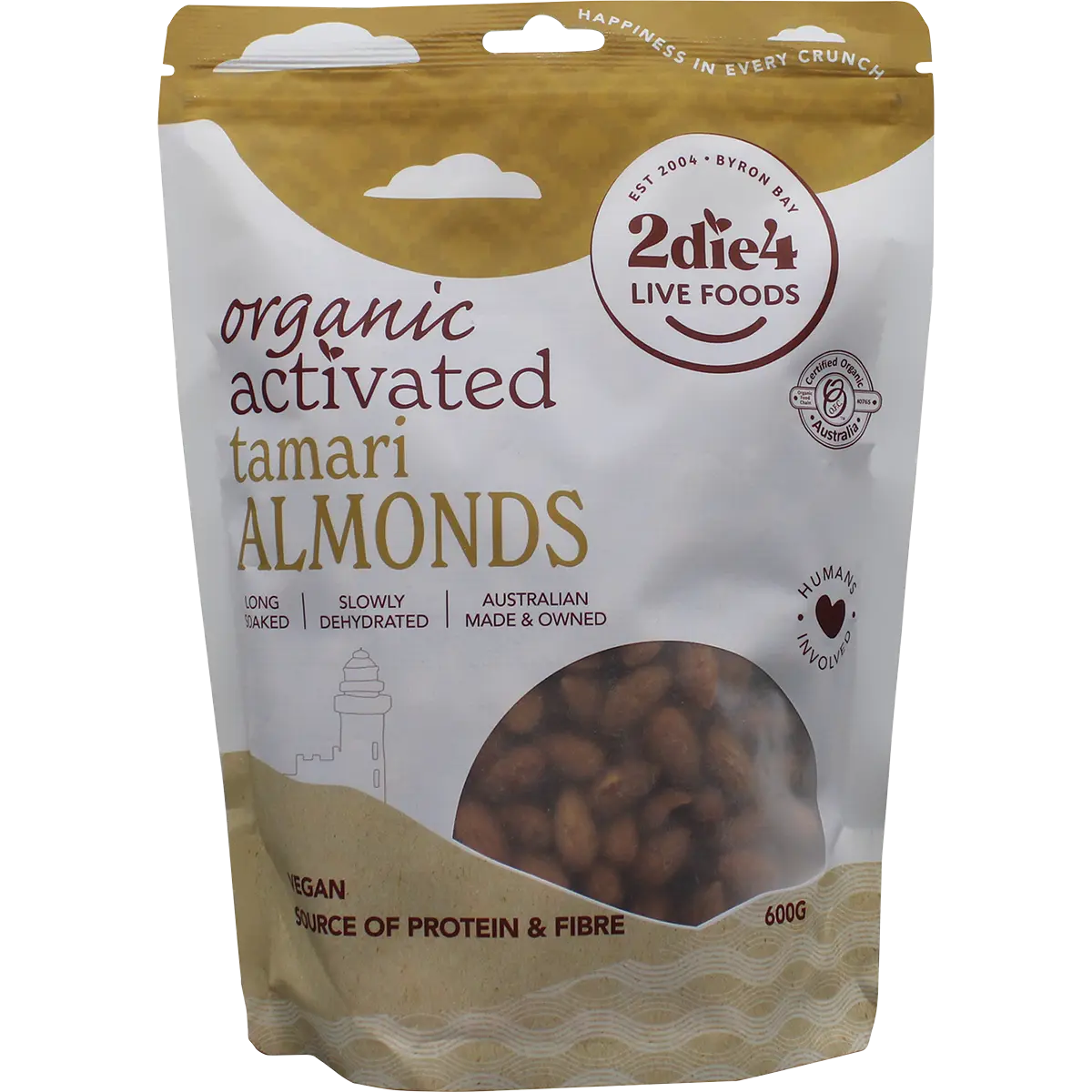 2DIE4 LIVE FOODS Organic Activated Tamari Almonds — official UHP product image 2