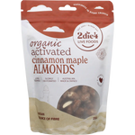 2DIE4 Organic Activated Almonds Cinnamon Maple 250g — front pack image (UHP)