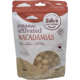 2DIE4 LIVE FOODS Organic Activated Macadamias 250g — front pack image (UHP)