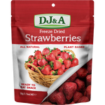 DJ&A Freeze Dried Strawberries 7x50g lifestyle image