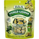 DJ&A Pickle-Licious Pickle Flavoured Cucumber Jalapeno 9x50g lifestyle image