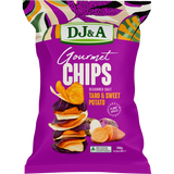 DJ&A Gourmet Chips Taro & Sweet Potato Seasoned Salt 5x100g lifestyle image