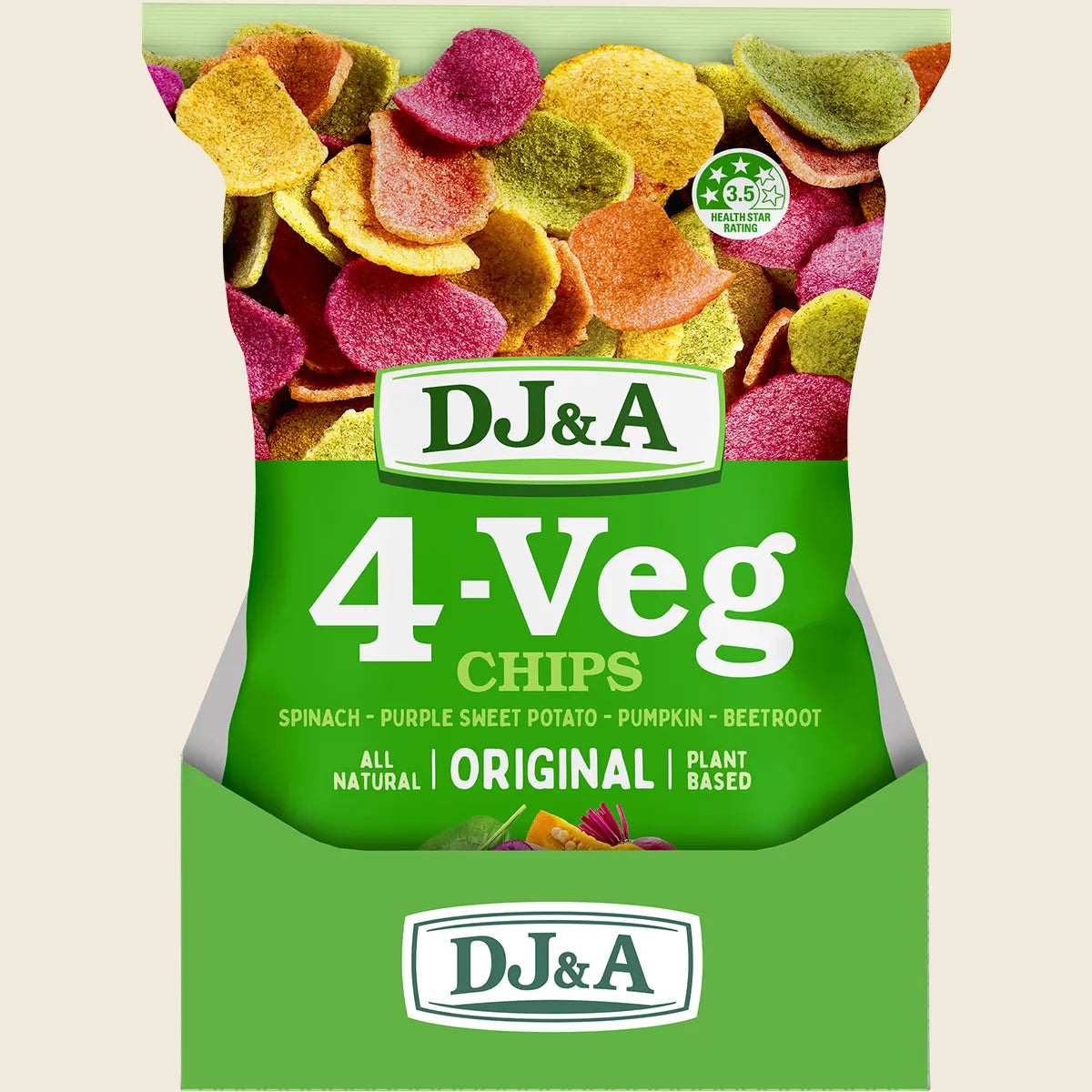 DJ&A 4-VEG Chips Original 5x90g DJ&A