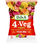 DJ&A 4-VEG Chips Texas BBQ 5x90g lifestyle image