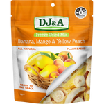 DJ&A Freeze Dried Banana, Mango & Yellow Peach 10x45g lifestyle image