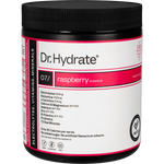 Dr. Hydrate All-In-One Hydration Drink Hasta Cert Raspberry 270g — front pack image (UHP)