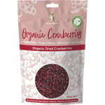Dr Superfoods Dried Cranberries Organic 125g — front pack image (UHP)