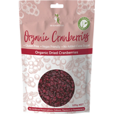 Dr Superfoods Dried Cranberries Organic 125g — front pack image (UHP)