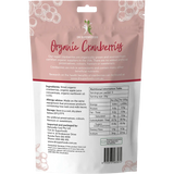 Dr Superfoods Dried Cranberries Organic 125g — back pack image (UHP)