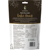 Dr Superfoods Roasted Almonds Dark Chocolate 125g — back pack image (UHP)