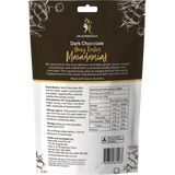 Dr Superfoods Honey Roasted Macadamias Dark Chocolate 100g — back pack image (UHP)