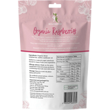 Dr Superfoods Dried Raspberries Organic 125g — back pack image (UHP)