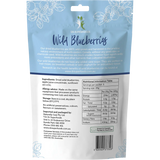 Dr Superfoods Dried Wild Blueberries 125g — back pack image (UHP)