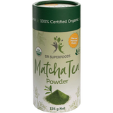 Dr Superfoods Matcha Tea Powder 125g — front pack image (UHP)