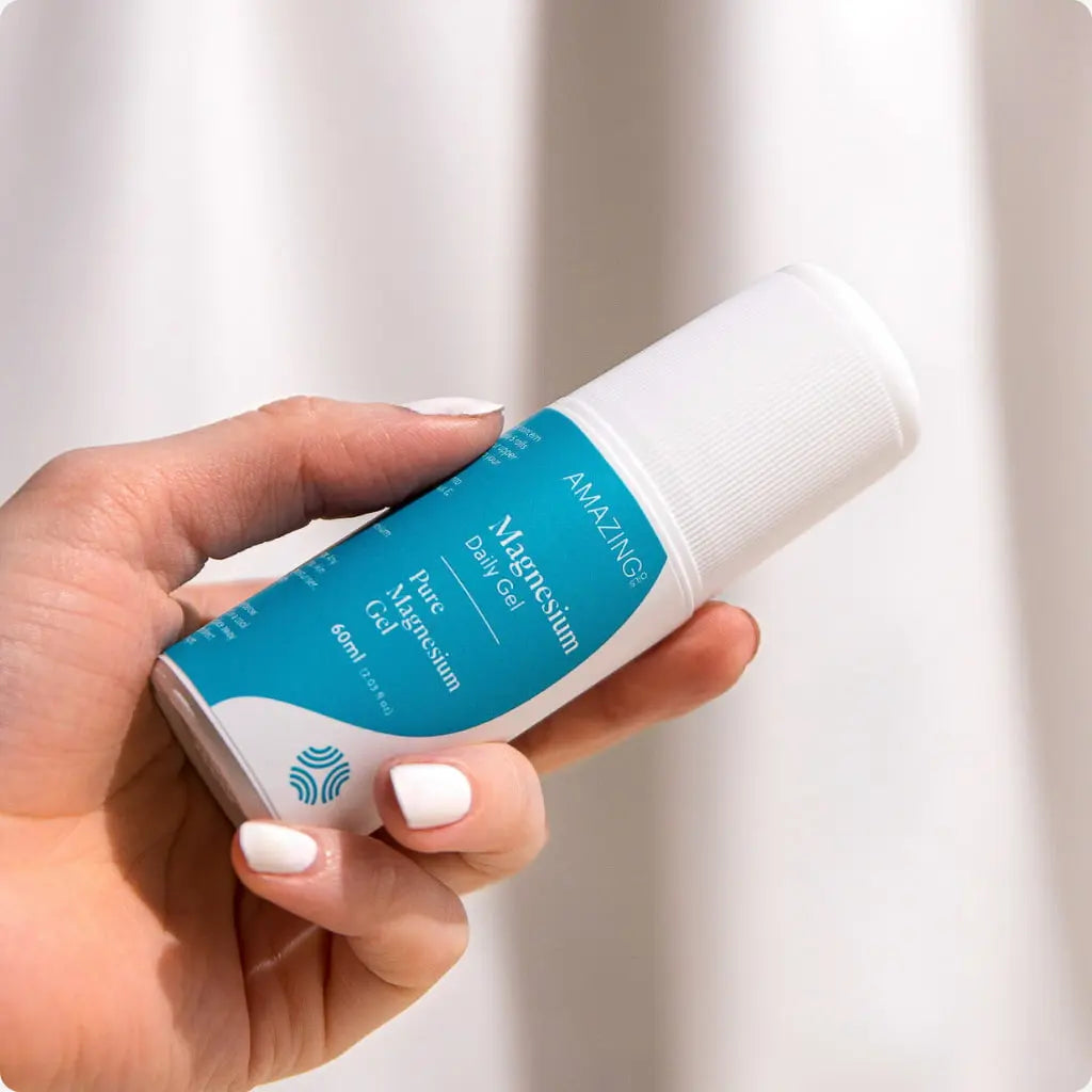 Amazing You Daily Magnesium Gel handheld lifestyle
