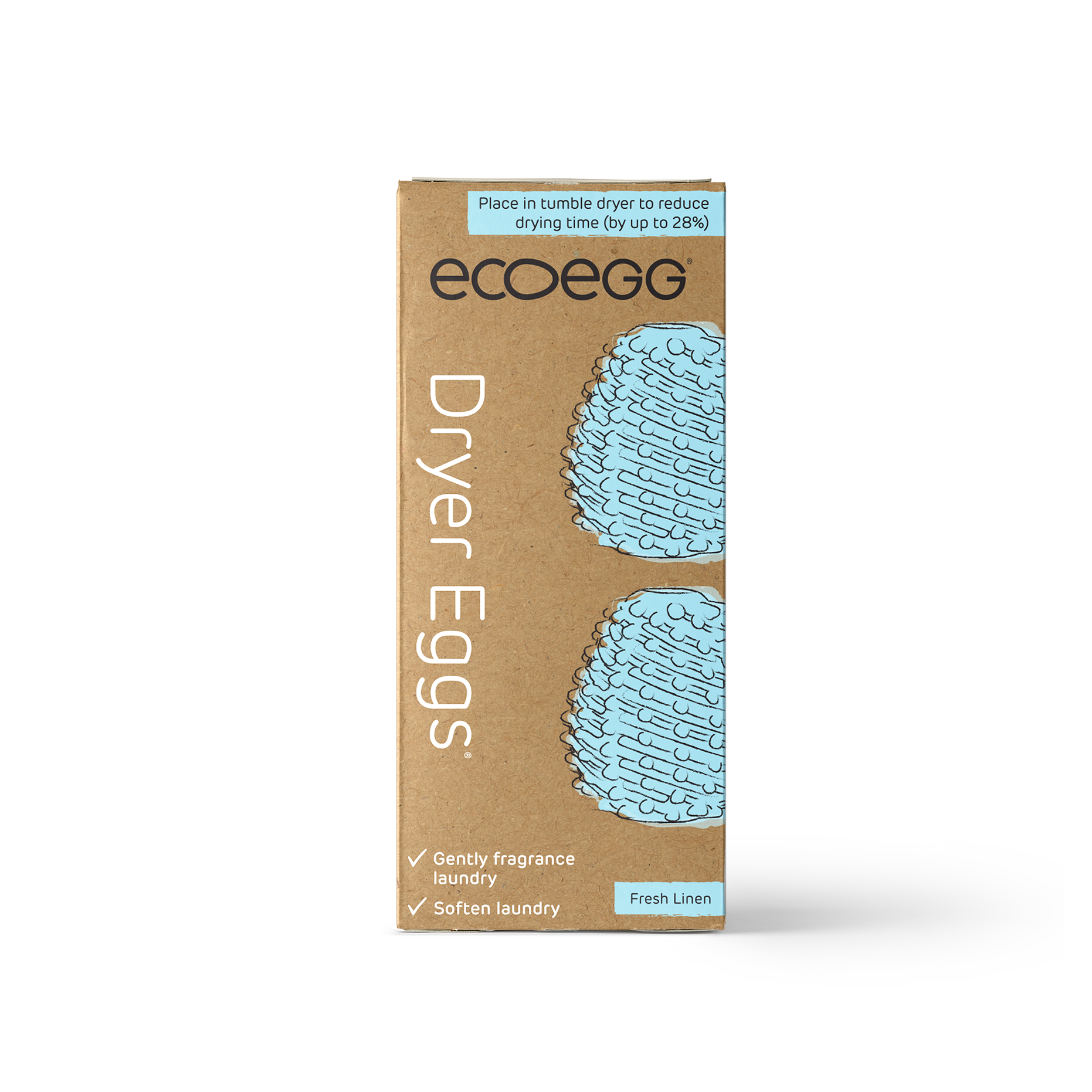 Ecoegg Dryer Eggs + Fragrance Sticks Fresh Linen 2pk