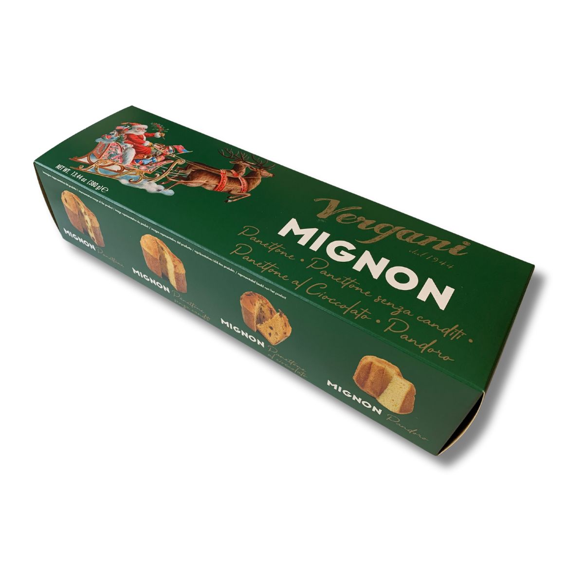 Vergani Mini Panettone Assortment – Perfect for Gifting (380g)