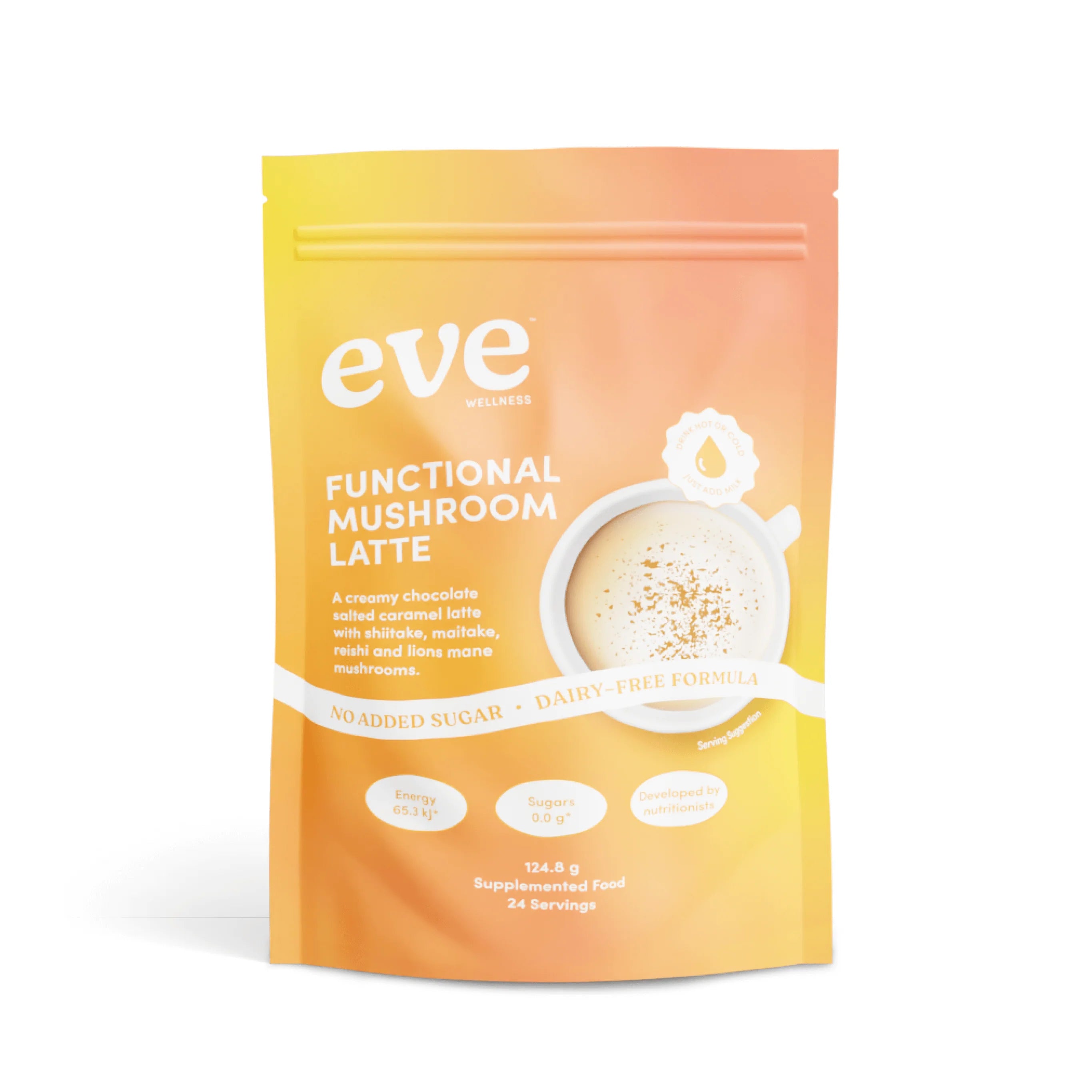 Eve Wellness Functional Mushroom Latte 124.8g