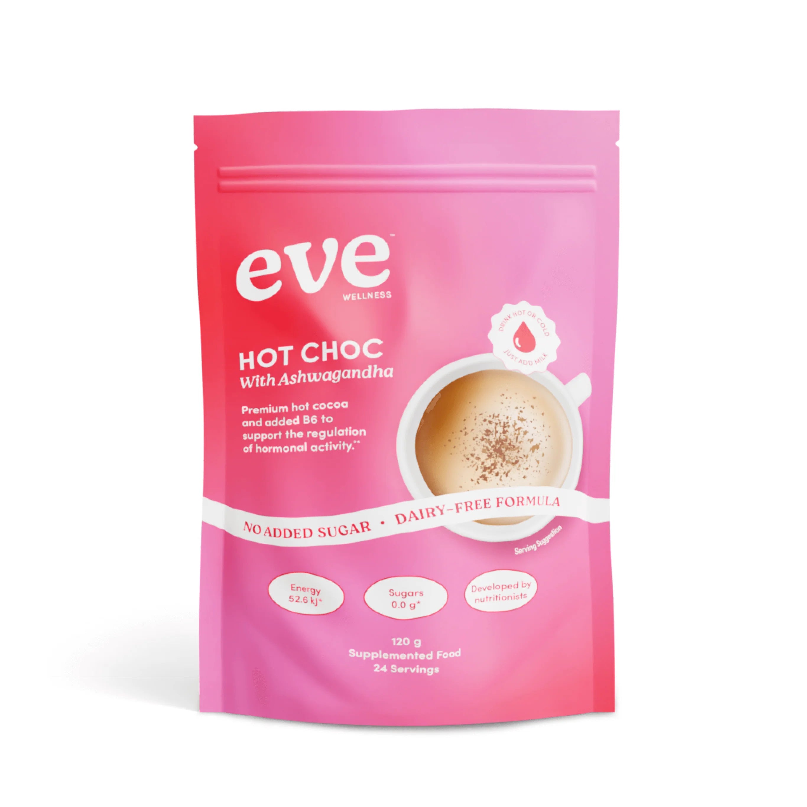 Eve Wellness Hot Choc With Ashwagandha 120G