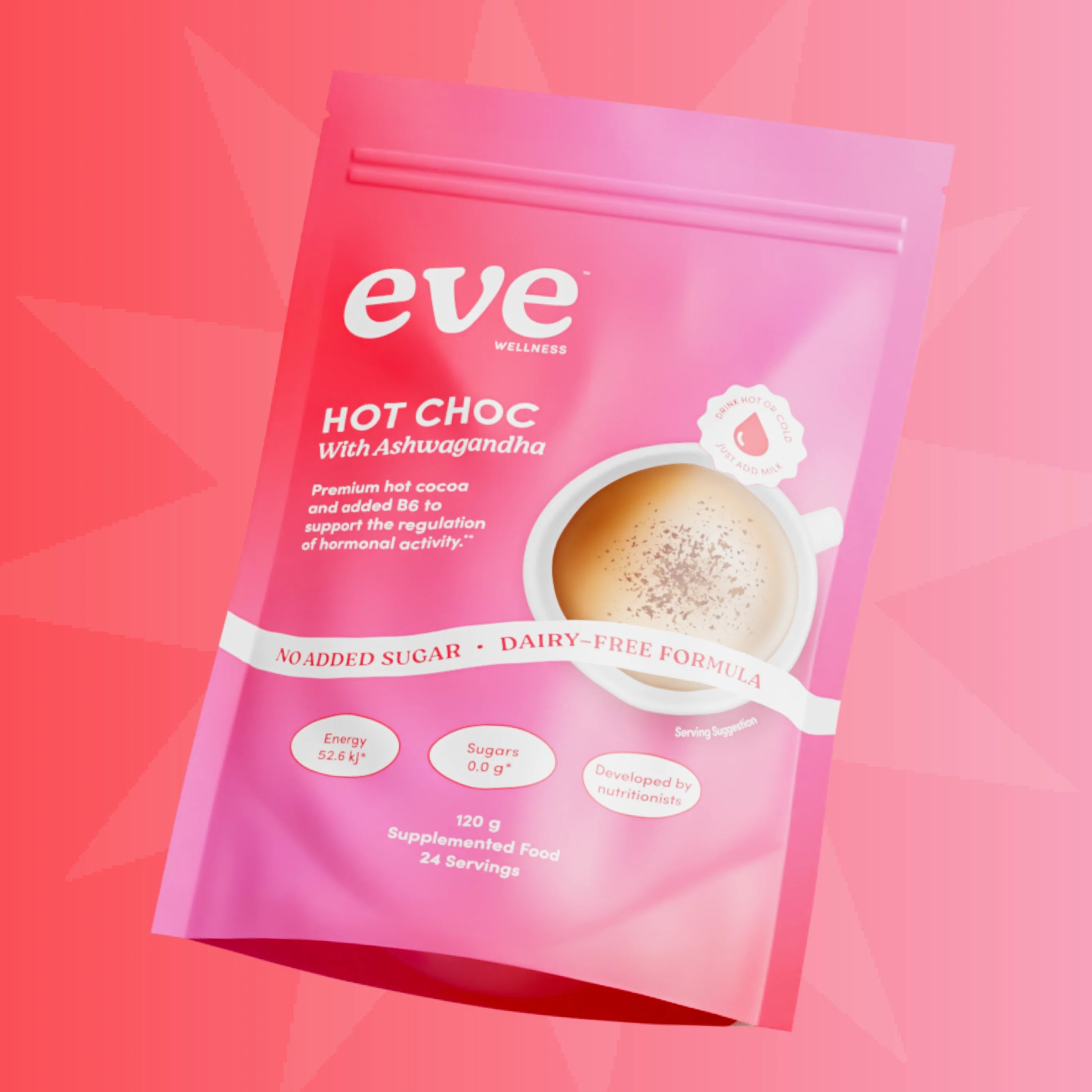 Eve Wellness Hot Choc With Ashwagandha 120G